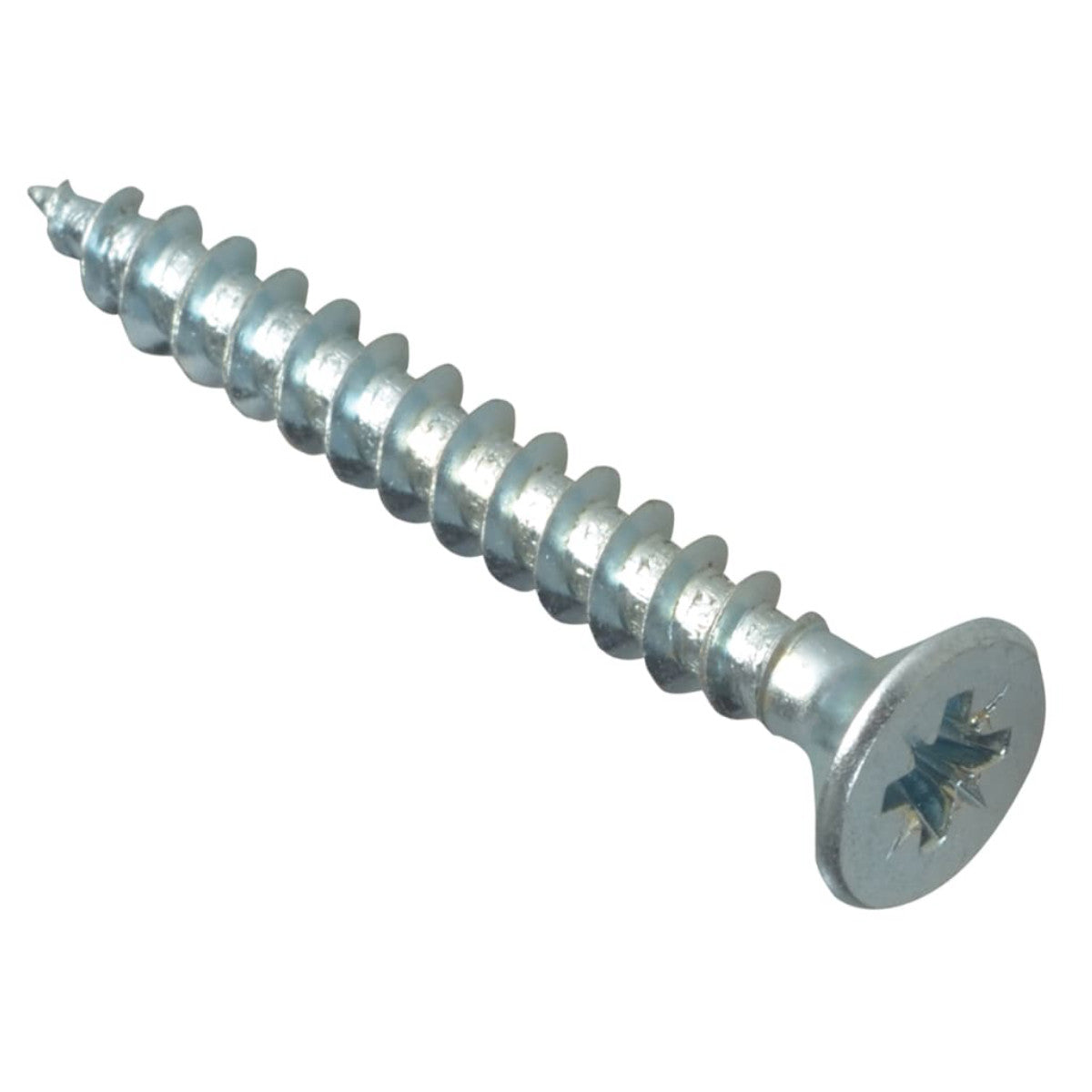 ForgeFix Multi-Purpose Pozi Compatible Screw CSK ST ZP 5 x 40mm Box 200 FORMPS540ZP