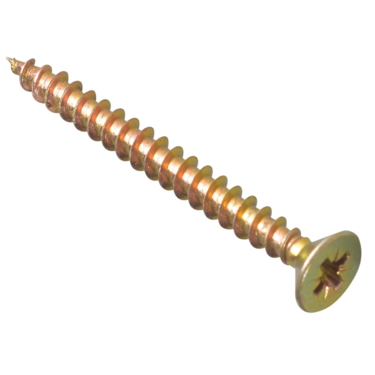 ForgeFix Multi-Purpose Pozi Compatible Screw CSK ST ZYP 5.0 x 55mm Box 200 FORMPS555Y