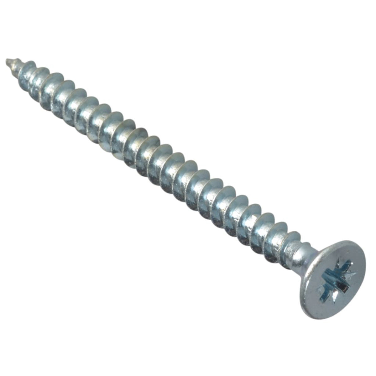 ForgeFix Multi-Purpose Pozi Compatible Screw CSK ST ZP 5 x 60mm Box 100 FORMPS560ZP