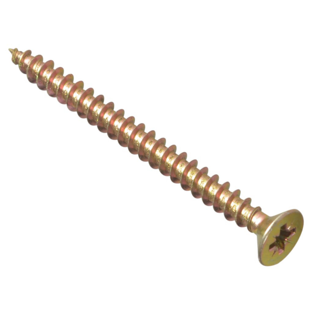 ForgeFix Multi-Purpose Pozi Compatible Screw CSK ST ZYP 6.0 x 60mm Box 100 FORMPS660Y