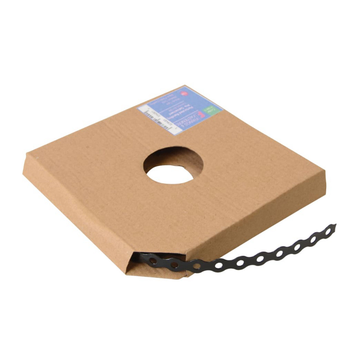 ForgeFix Black Plastic Coated Pre-Galvanised Band 12mm x 0.8 x 10m Box 1 FORPCBB12