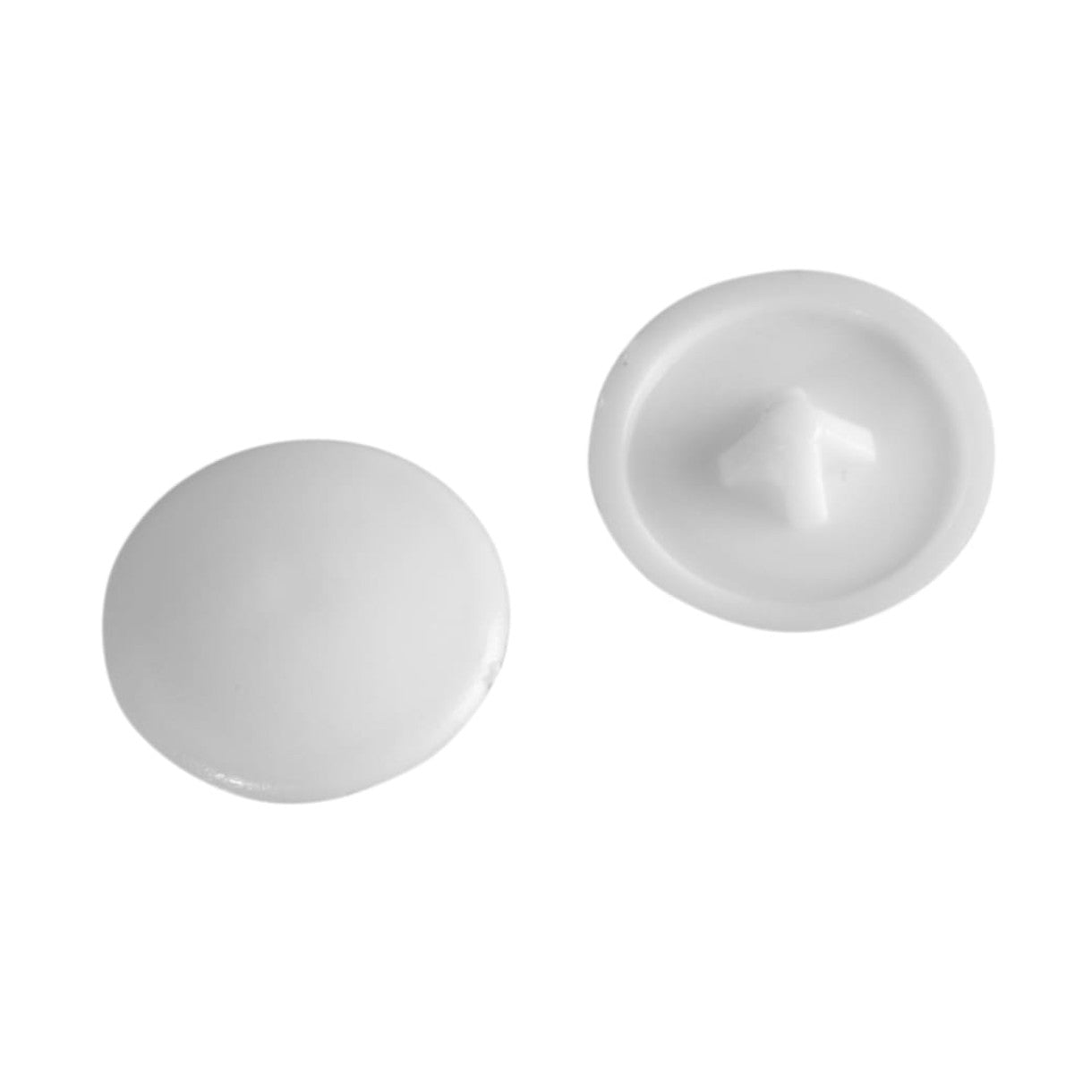 ForgeFix Pozi Compatible Cover Cap White No.6-8 Bag 100 FORPCC0M