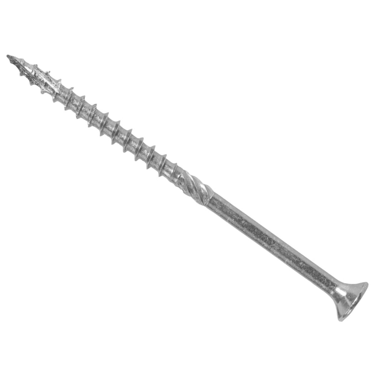 ForgeFix ForgeFast Pozi Compatible Exterior Screws eTech Silver 6.0 x 150mm Box 100 FORPEX6150ES