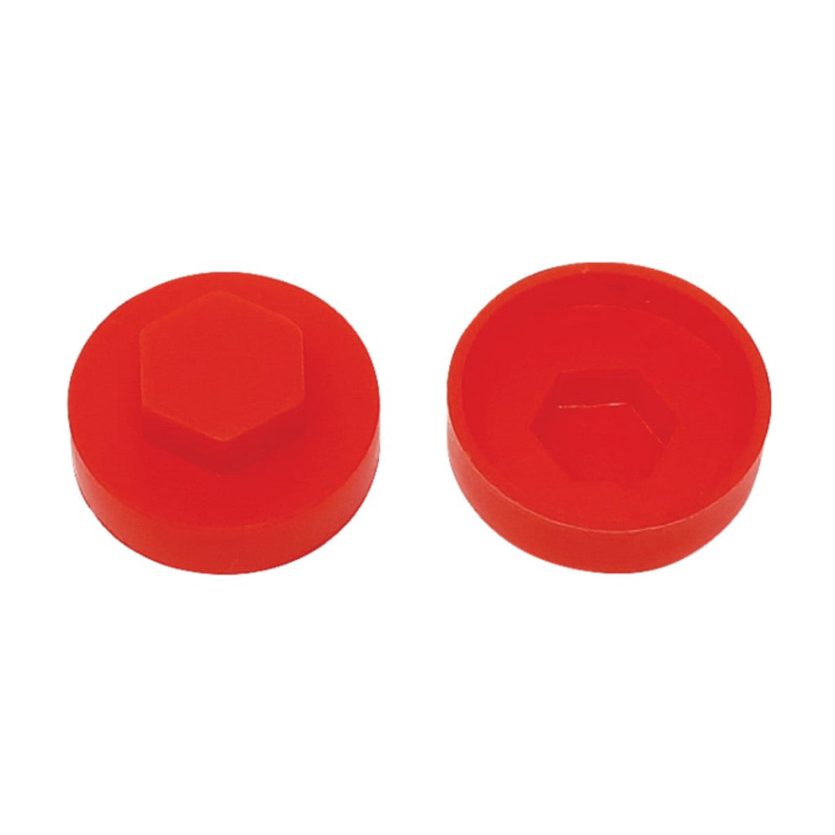 ForgeFix TechFast Cover Cap Poppy Red 16mm (Pack 100) FORTFCC16PR