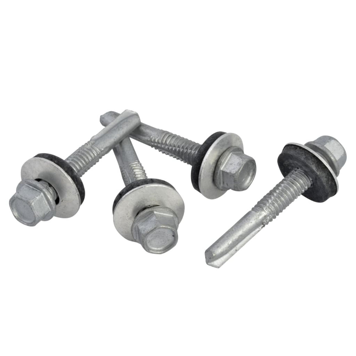 ForgeFix TechFast Hex Head Roofing Screw Self-Drill Heavy Section 5.5 x 38mm Pack 100 FORTFHH5538