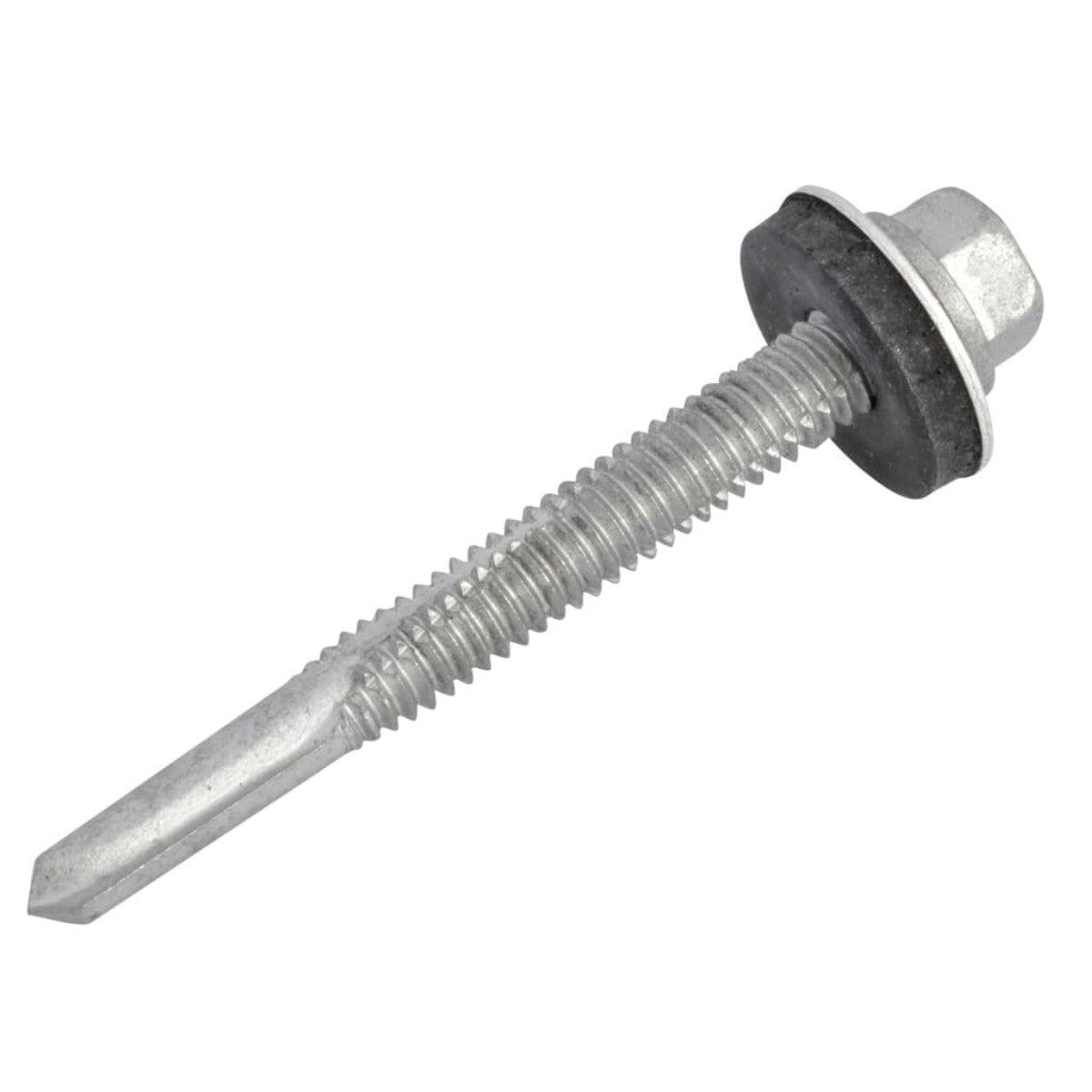 ForgeFix TechFast Hex Head Roofing Screw Self-Drill Heavy Section 5.5 x 51mm Pack 100 FORTFHH5551