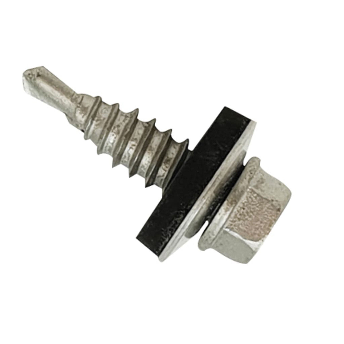 ForgeFix TechFast Self-Drilling Stitching Hex Screw & Washer No.1 Tip 6.3 x 25mm Box 100 FORTFHWD6325
