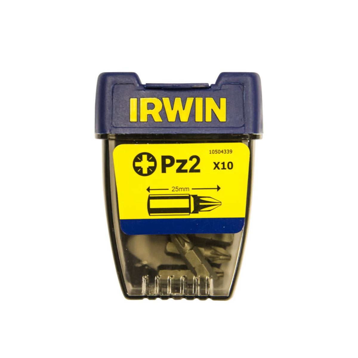 IRWIN Pozidriv Insert Bits PZ2 25mm (Pack 10) IRW10504339