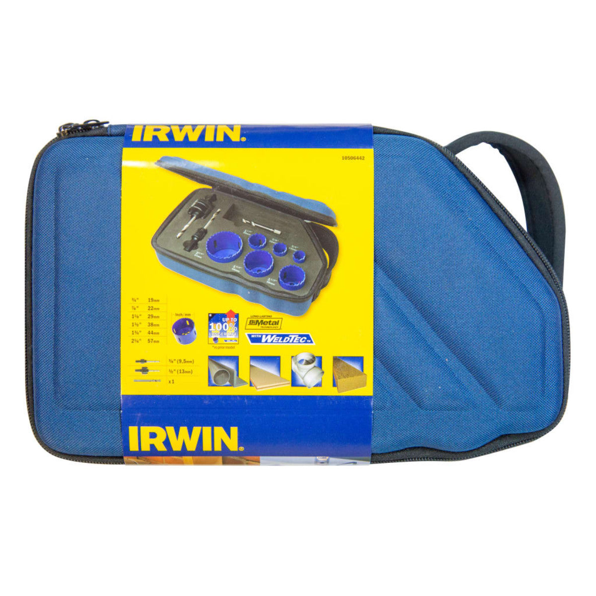 IRWIN 600P Bi-Metal High Speed Holesaw Set, 9 Piece IRW10506442