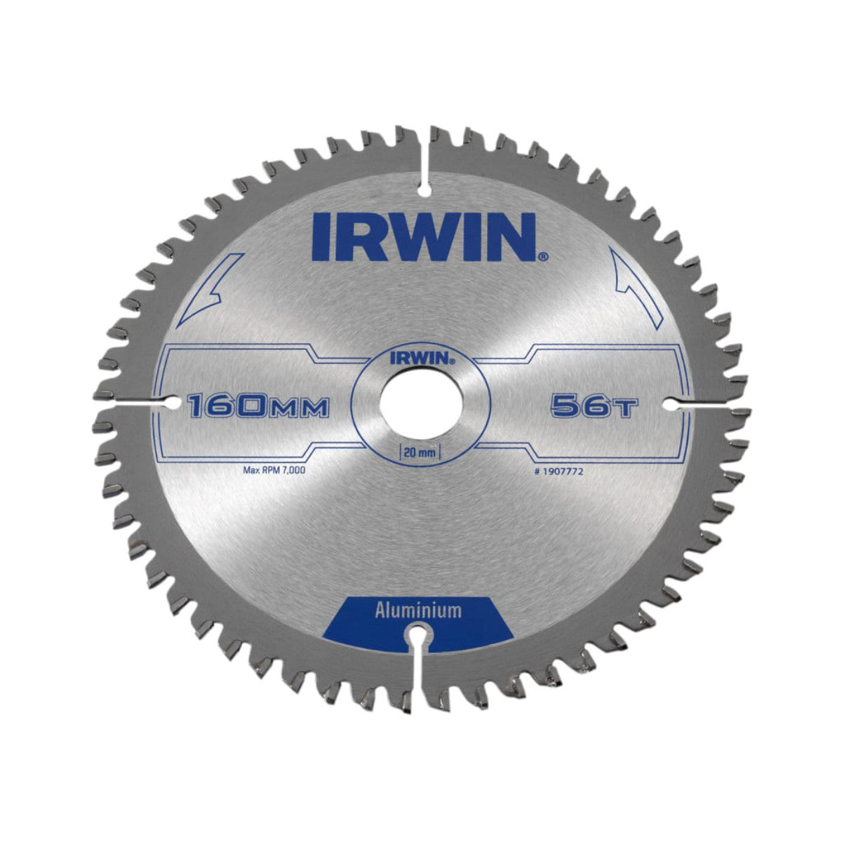 IRWIN Professional Aluminium Circular Saw Blade 160 x 20mm x 56T TCG IRW1907772