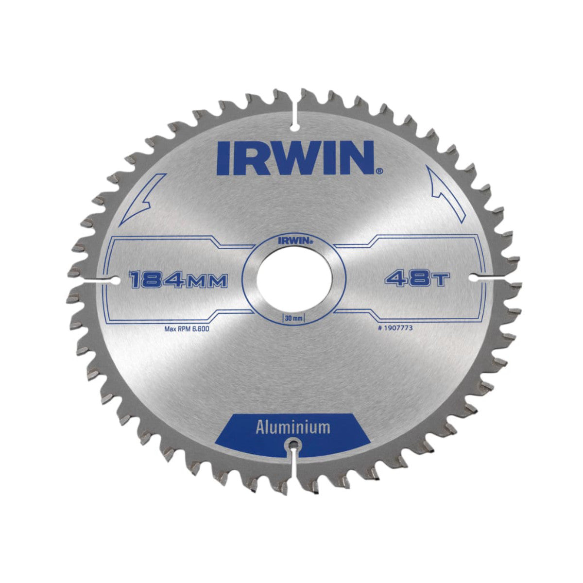 IRWIN Professional Aluminium Circular Saw Blade 184 x 30mm x 48T TCG IRW1907773