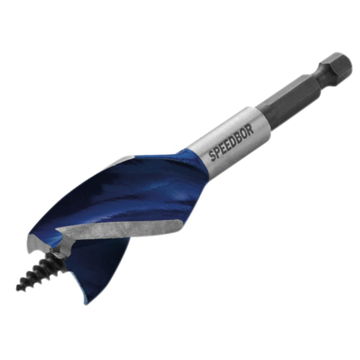IRWIN Blue Groove 6X Stubby Wood Bit 14 x 100mm IRW1921930