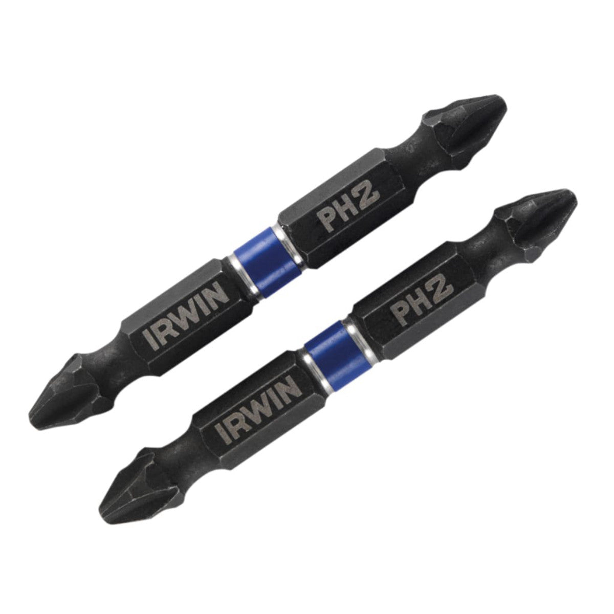 IRWIN Impact Double-Ended Screwdriver Bits Phillips PH2 60mm (Pack 2) IRW1923375