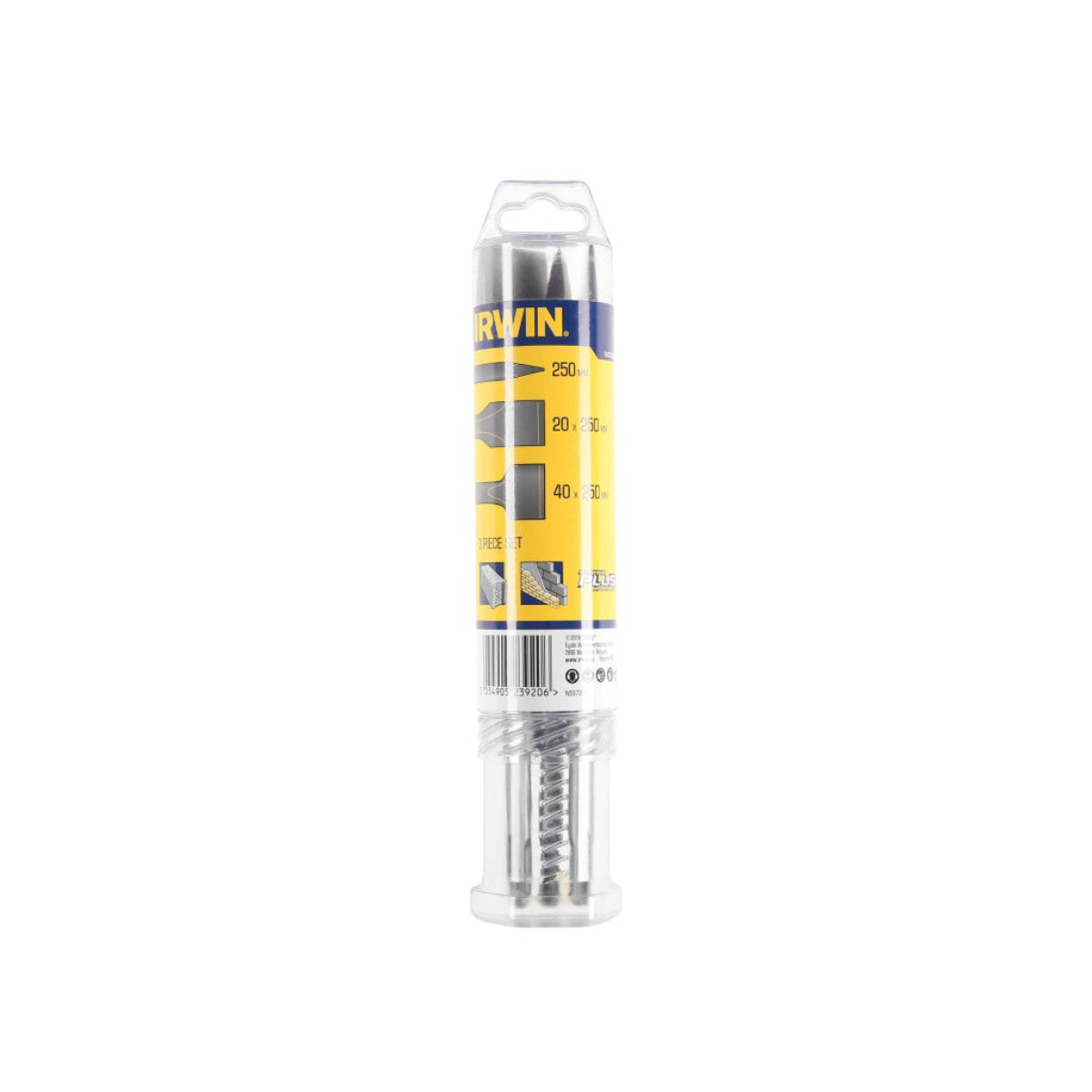 IRWIN SDS Plus Chisel Set, 3 Piece IRWIW2027602