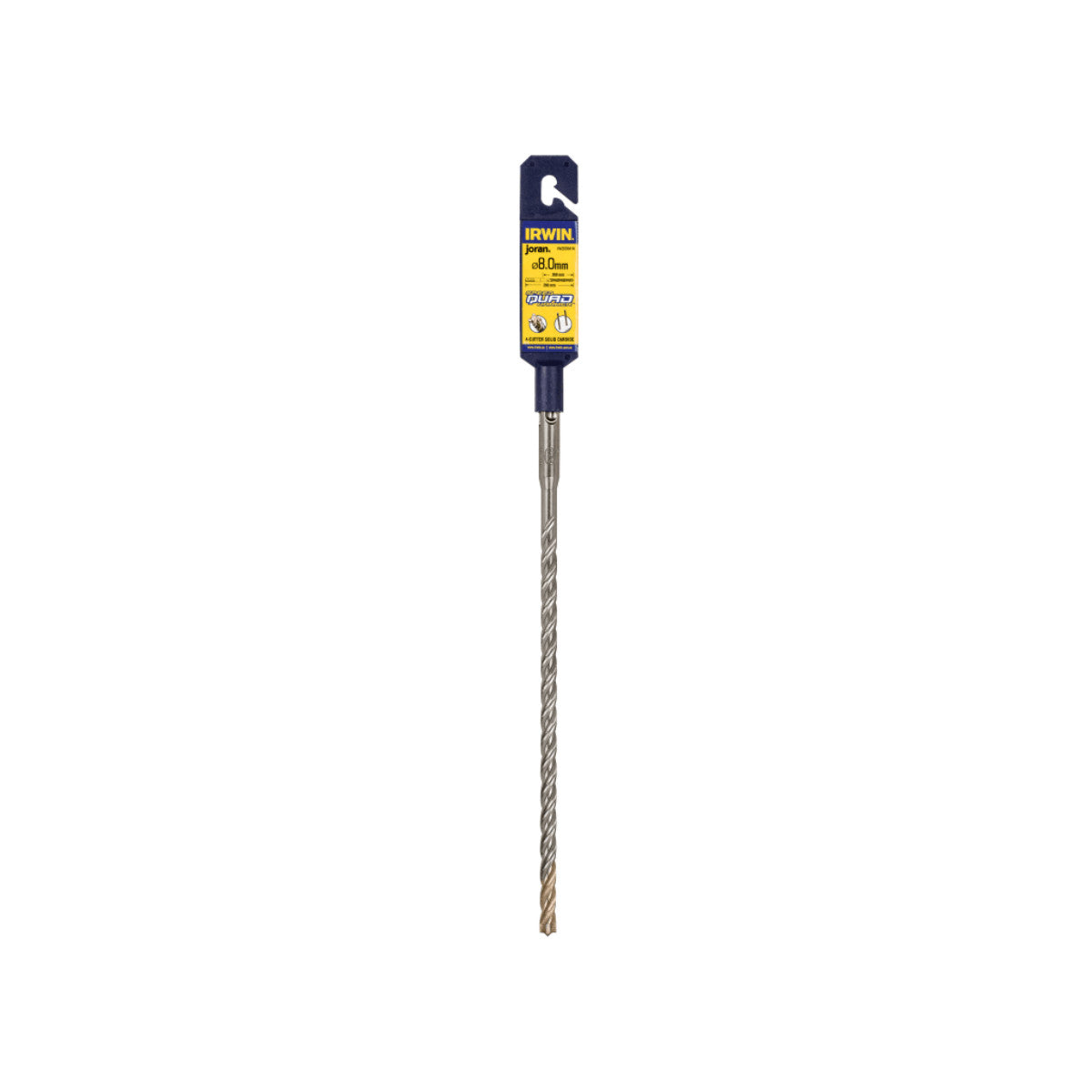 IRWIN Speedhammer Quad Drill Bit 8.0 x 260mm IRWIW2039414