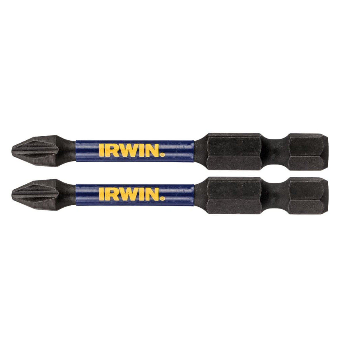 IRWIN Impact Pro Performance Screwdriver Bits PH2 57mm (Pack 2) IRWIW6061306