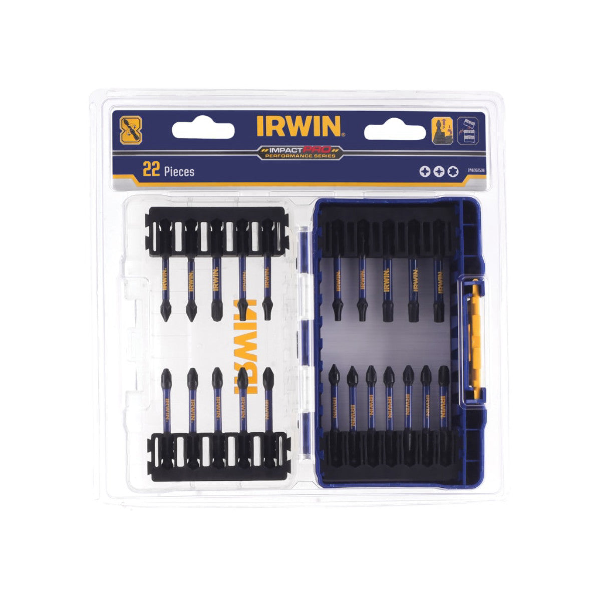 IRWIN Impact Pro Performance Bit Set, 22 Piece IRWIW6062506