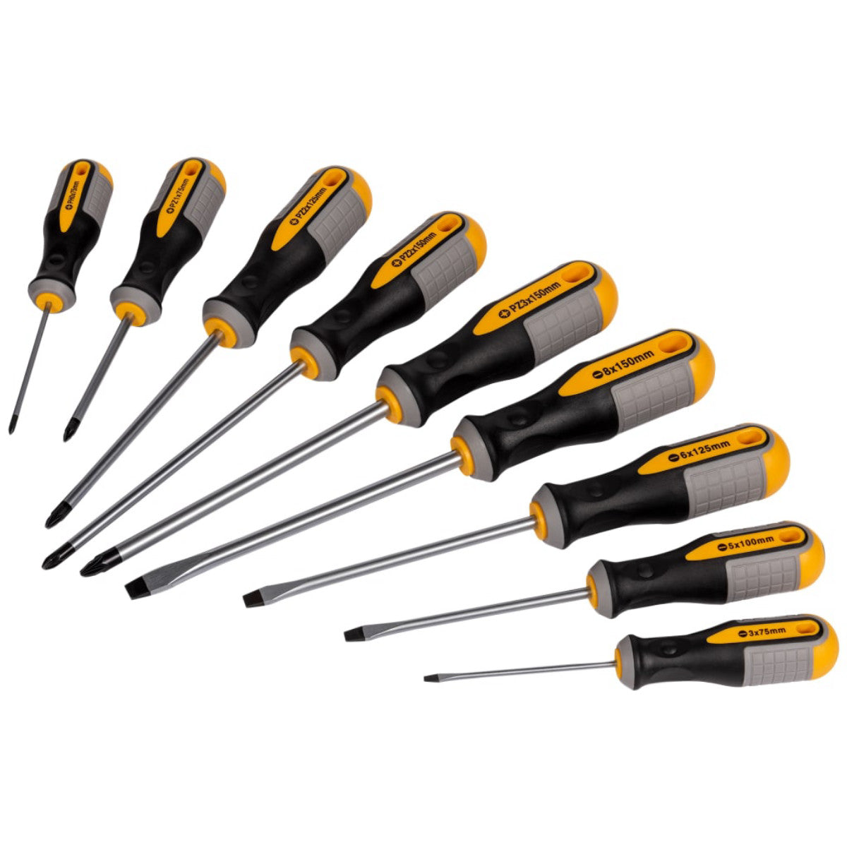 Roughneck Screwdriver Set, 9 Piece ROU22197