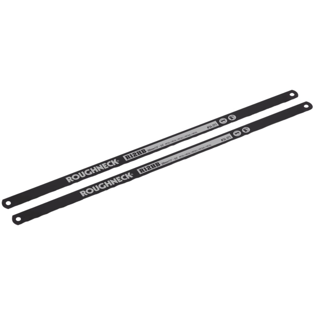 Roughneck R12HB Hacksaw Blades 300mm (12in) x 24 TPI Pack 2 ROU34371