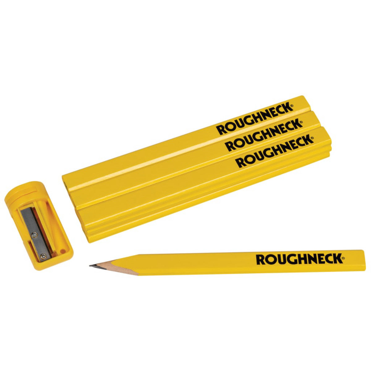 Roughneck Carpenters Pencils (10) with Sharpener ROU44110