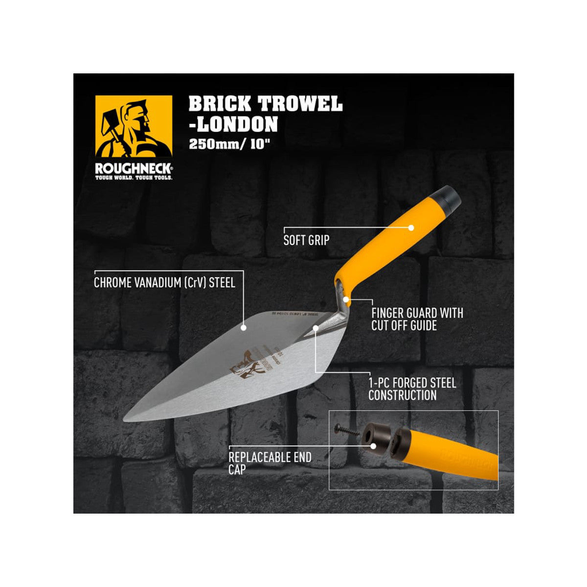 Roughneck London Brick Trowel 250mm (10in) ROU51010