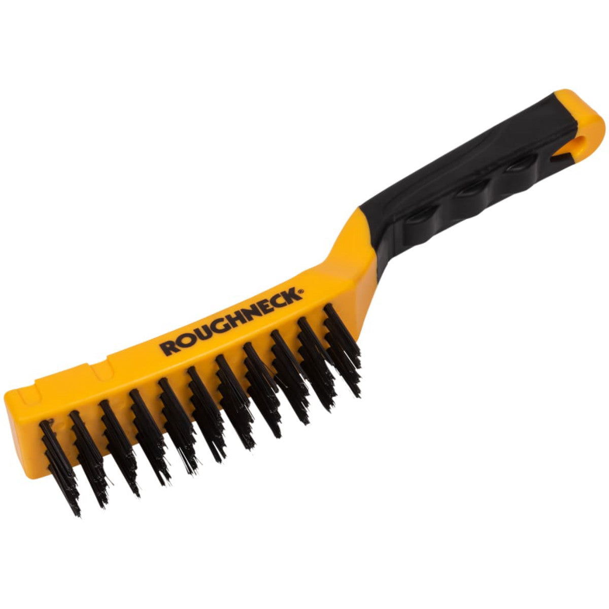 Roughneck Carbon Steel Wire Brush Soft Grip 300mm (12in) - 4 Row ROU52040