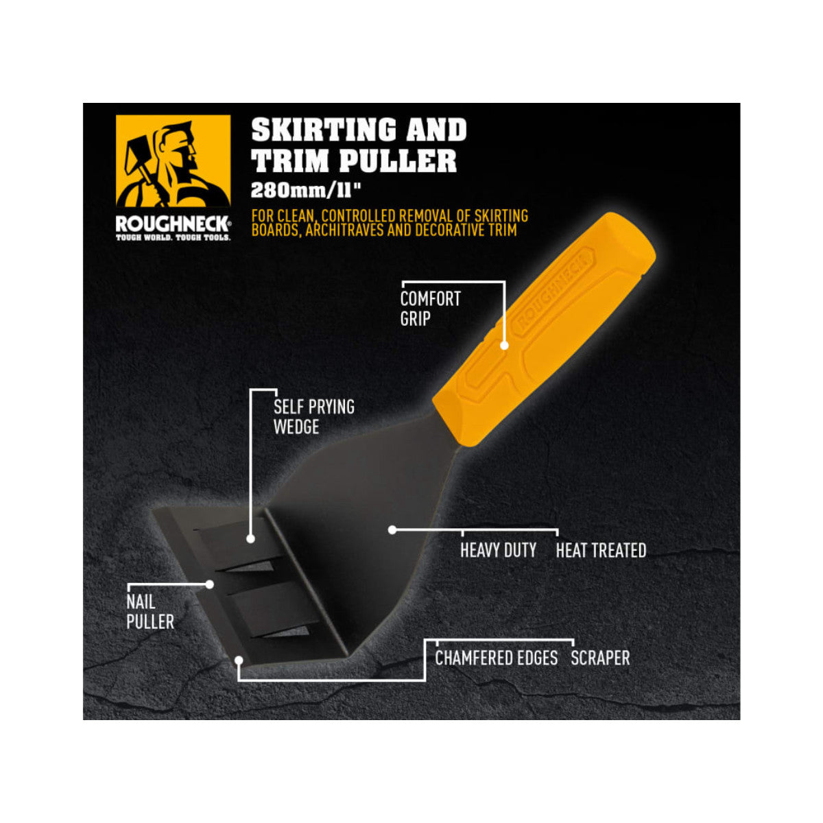 Roughneck Skirting and Trim Puller 280mm (11in) ROU64441