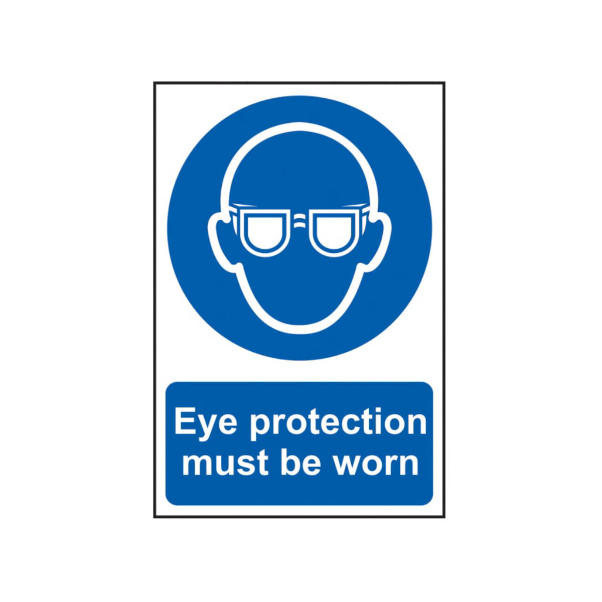 Scan Eye Protection Must Be Worn - PVC Sign 200 x 300mm SCA0007