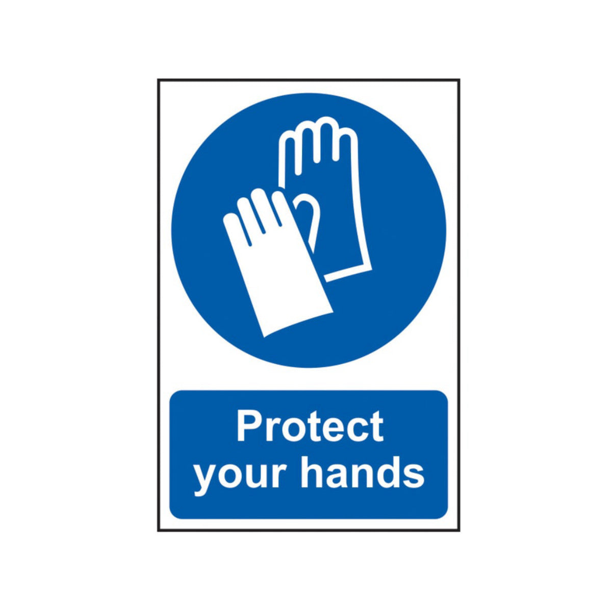 Scan Protect Your Hands - PVC Sign 200 x 300mm SCA0023