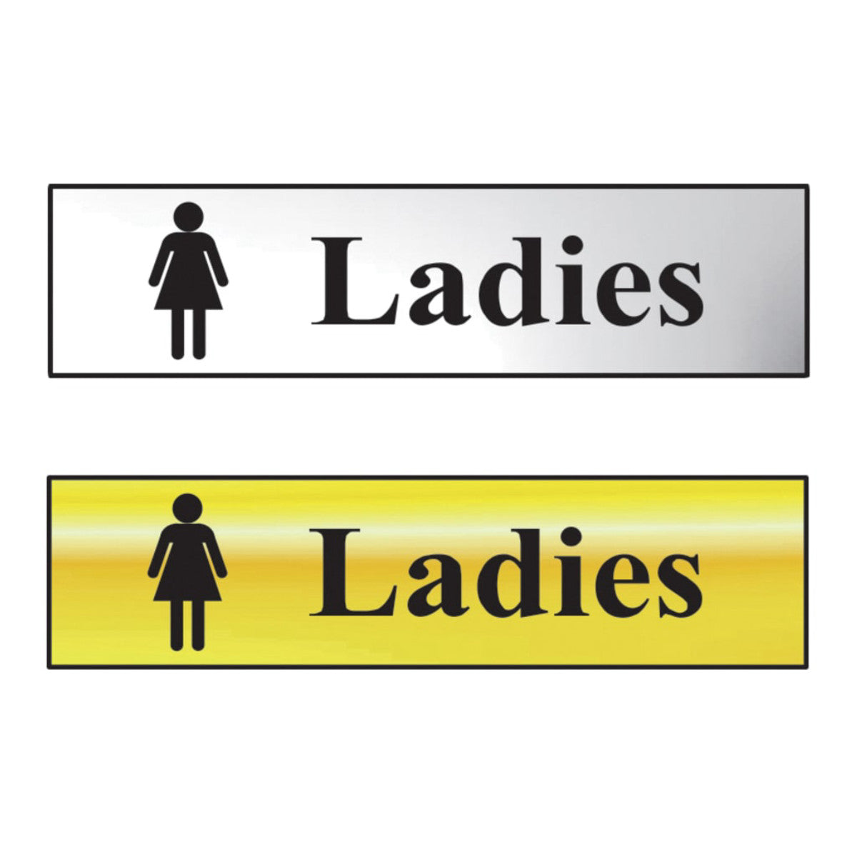 Scan Ladies - Polished Chrome Effect 200 x 50mm SCA6002C