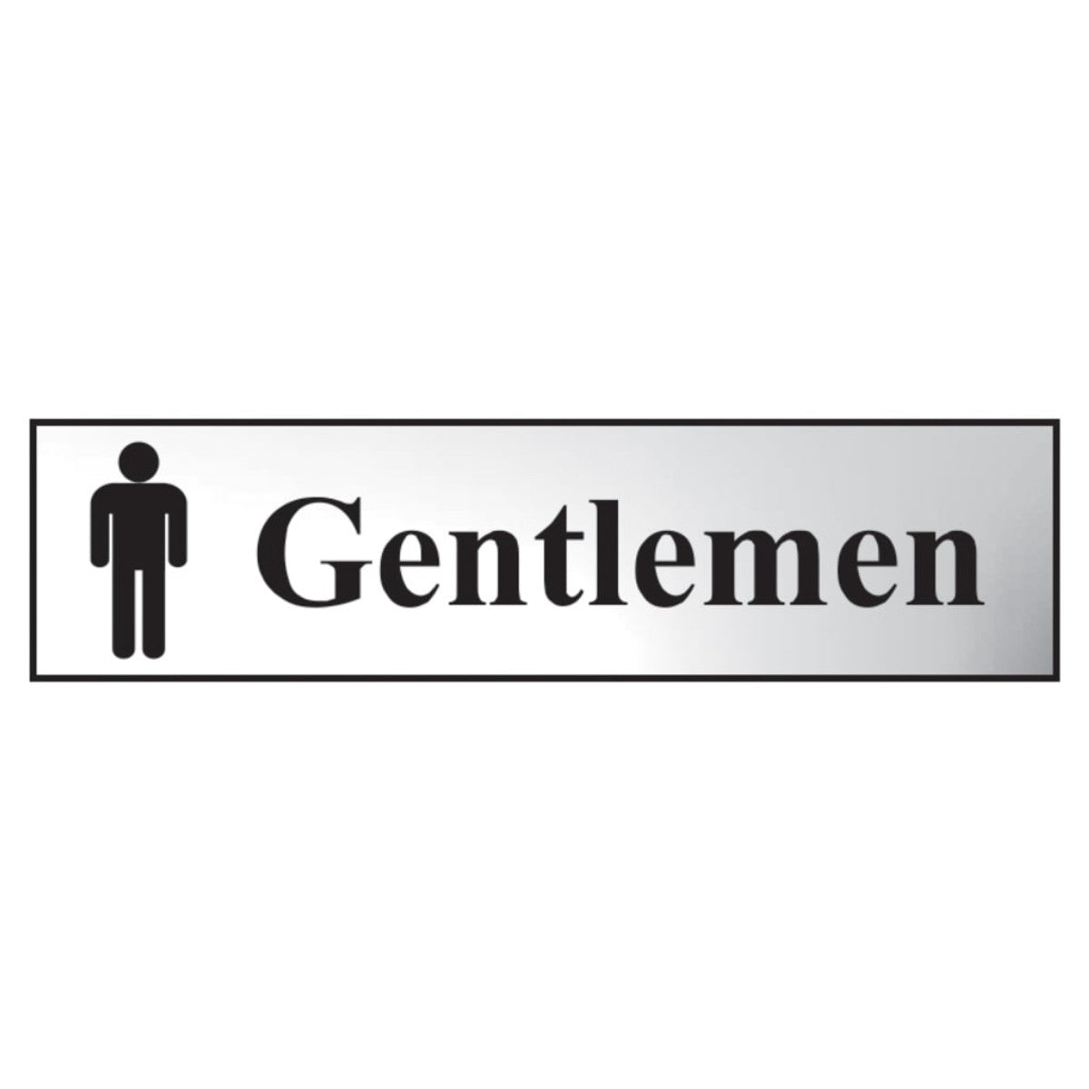 Scan Gentlemen - Polished Chrome Effect 200 x 50mm SCA6003C