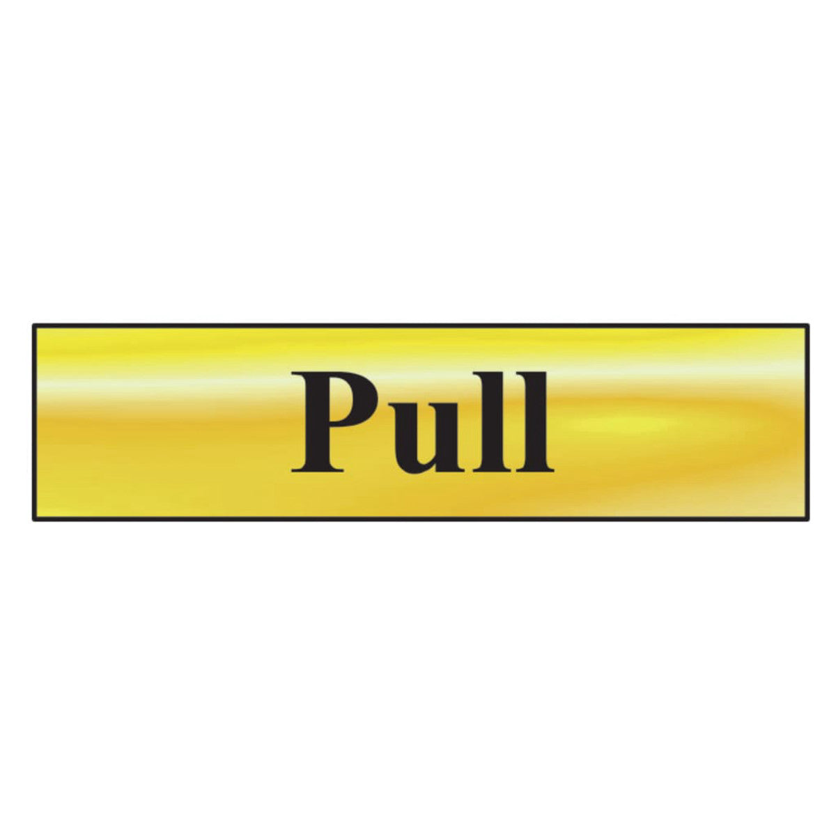 Scan Pull - Polished Brass Effect 200 x 50mm SCA6033