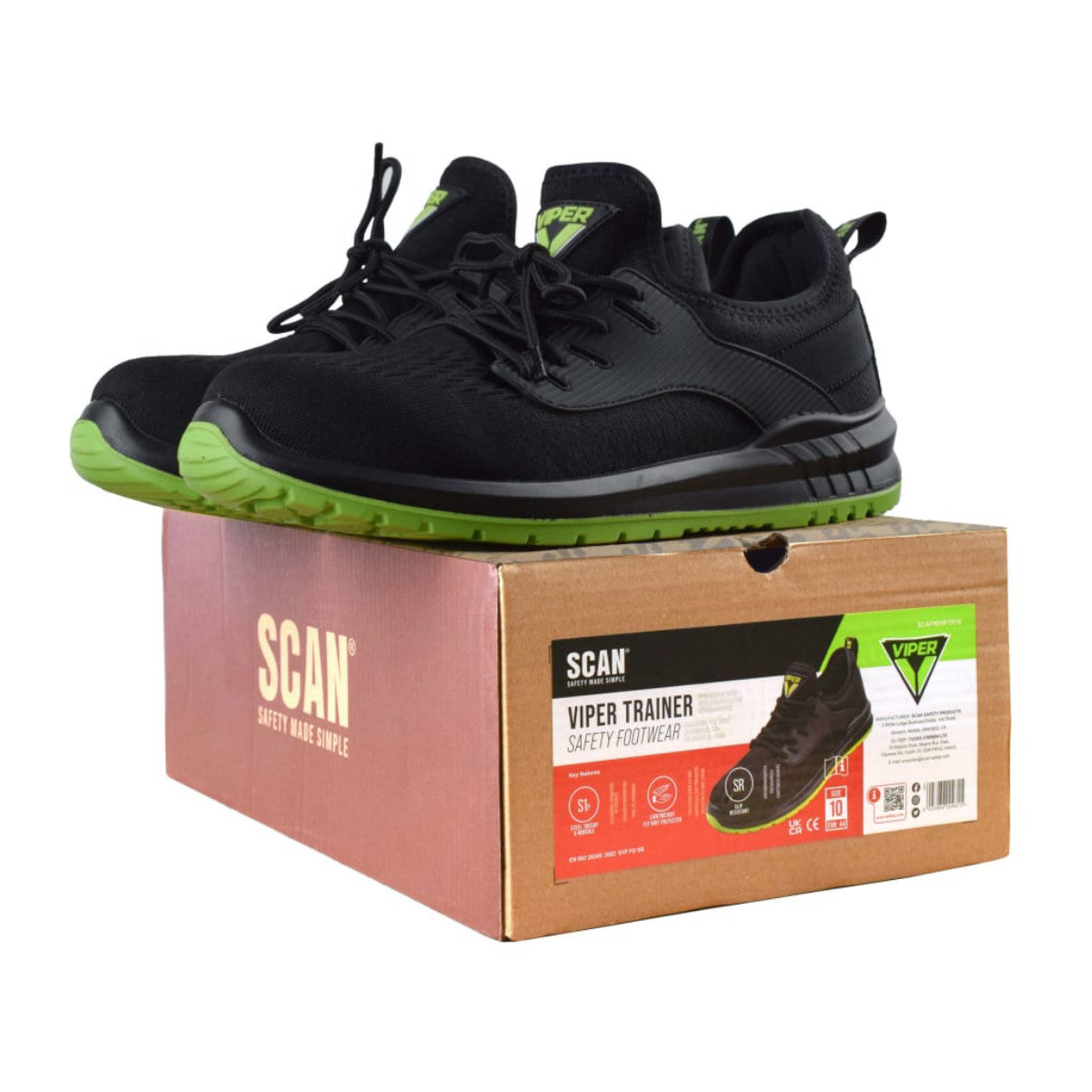 Scan Viper S1P Safety Trainers UK 12 EUR 47 SCAFWVIPTR12