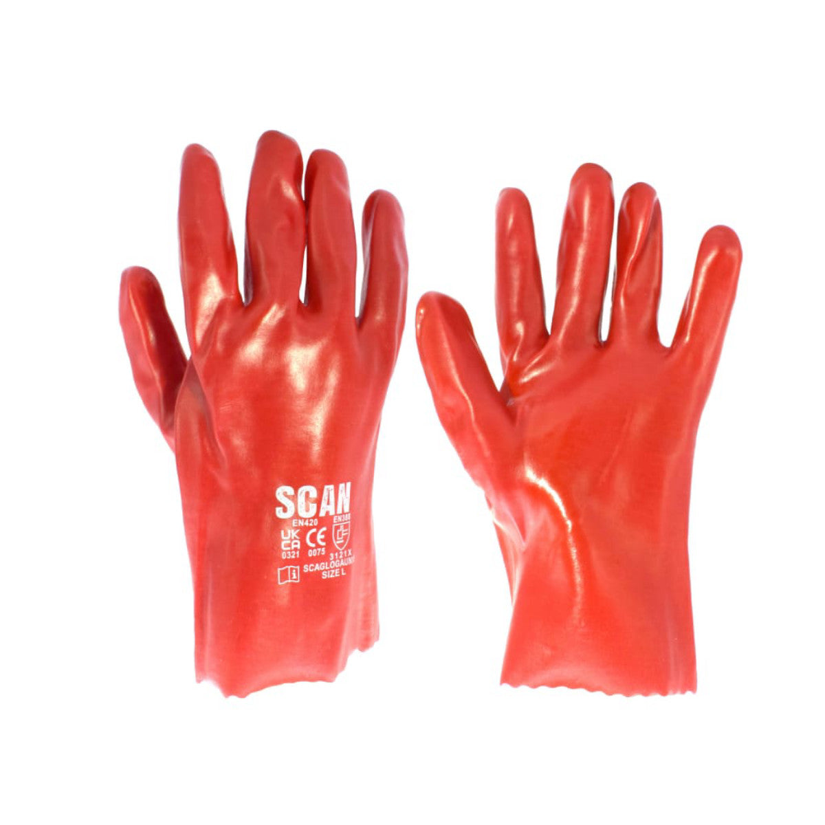 Scan PVC Gauntlets 27cm (11in) - L (Size 9) SCAGLOGAUN11