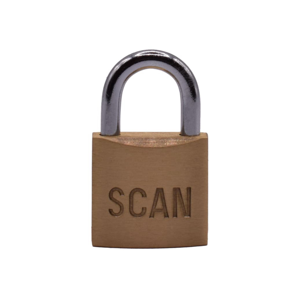 Scan Brass Padlock 25mm SCAPLB25