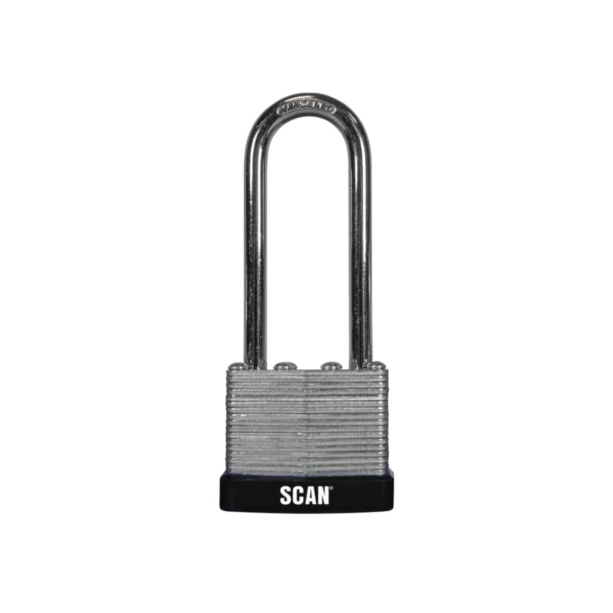 Scan Laminated Steel Padlock 40mm Long Shackle SCAPLLAM40LS