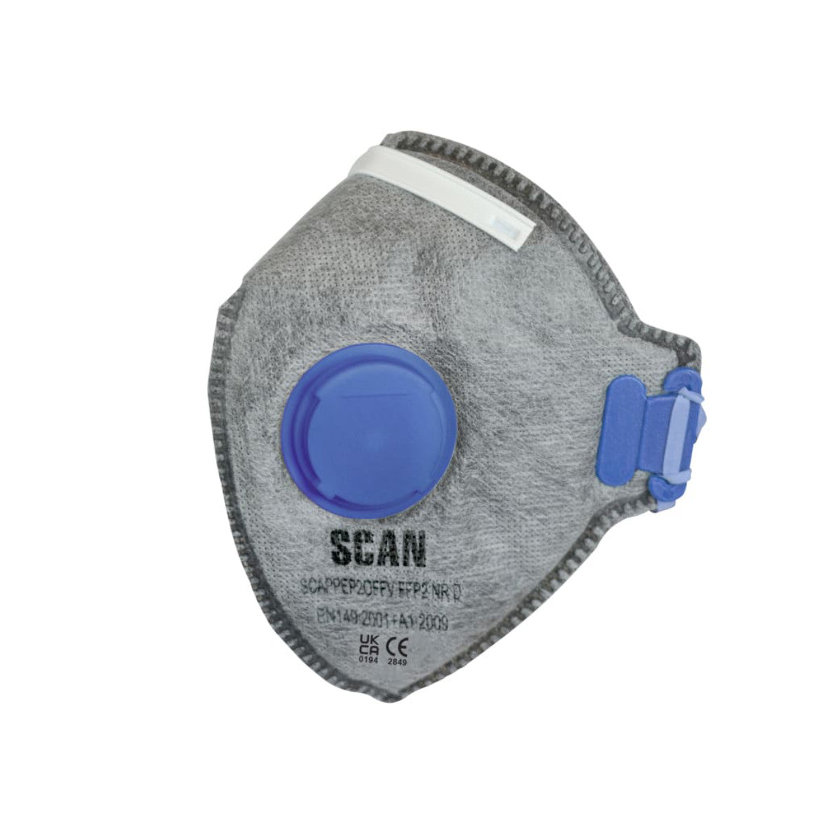 Scan Fold Flat Disposable Odour Mask Valved FFP2 Protection (Pack 3) SCAPPEP2OFFV