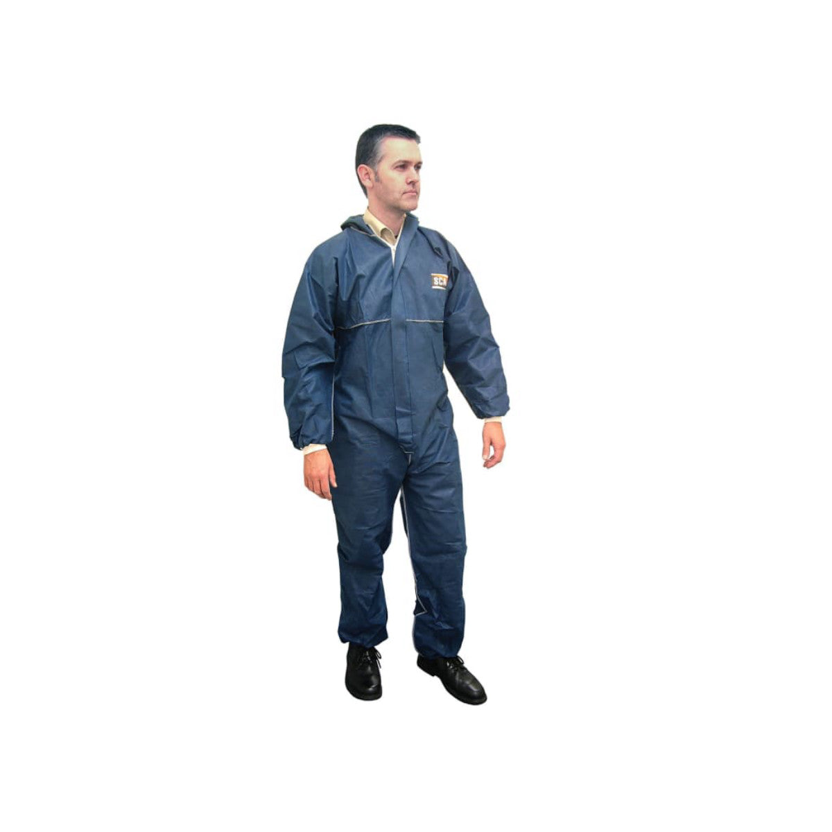 Scan Disposable Overall Navy M (36-39in) SCAWWDOM