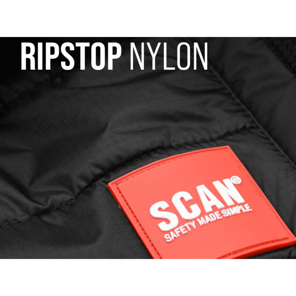 Scan Padded Gilet with Stretch Back - M SCAWWGILETM