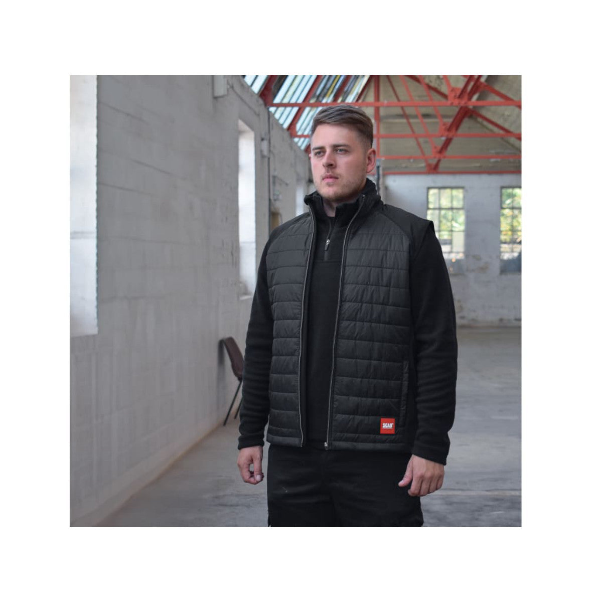 Scan Padded Gilet with Stretch Back - M SCAWWGILETM
