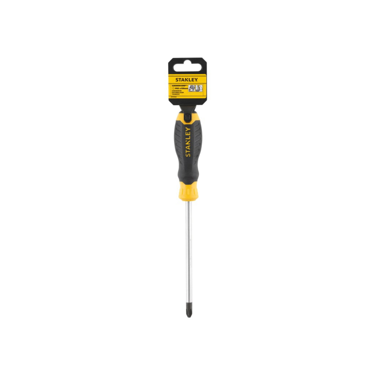 STANLEY Hand Tools CUSHION GRIP Screwdriver Phillips Tip PH3 x 150mm STA016159S