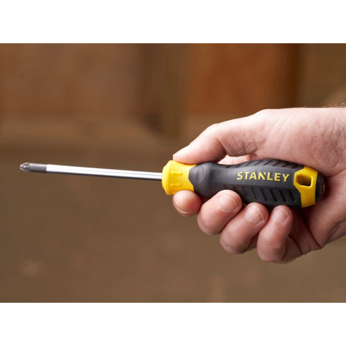STANLEY Hand Tools CUSHION GRIP Screwdriver Pozidriv Tip PZ2 x 100mm STA016163S