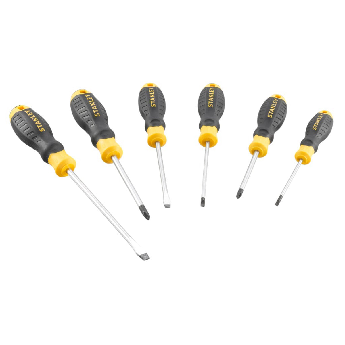 STANLEY Hand Tools CUSHION GRIP Screwdriver Set, 6 Piece STA016165