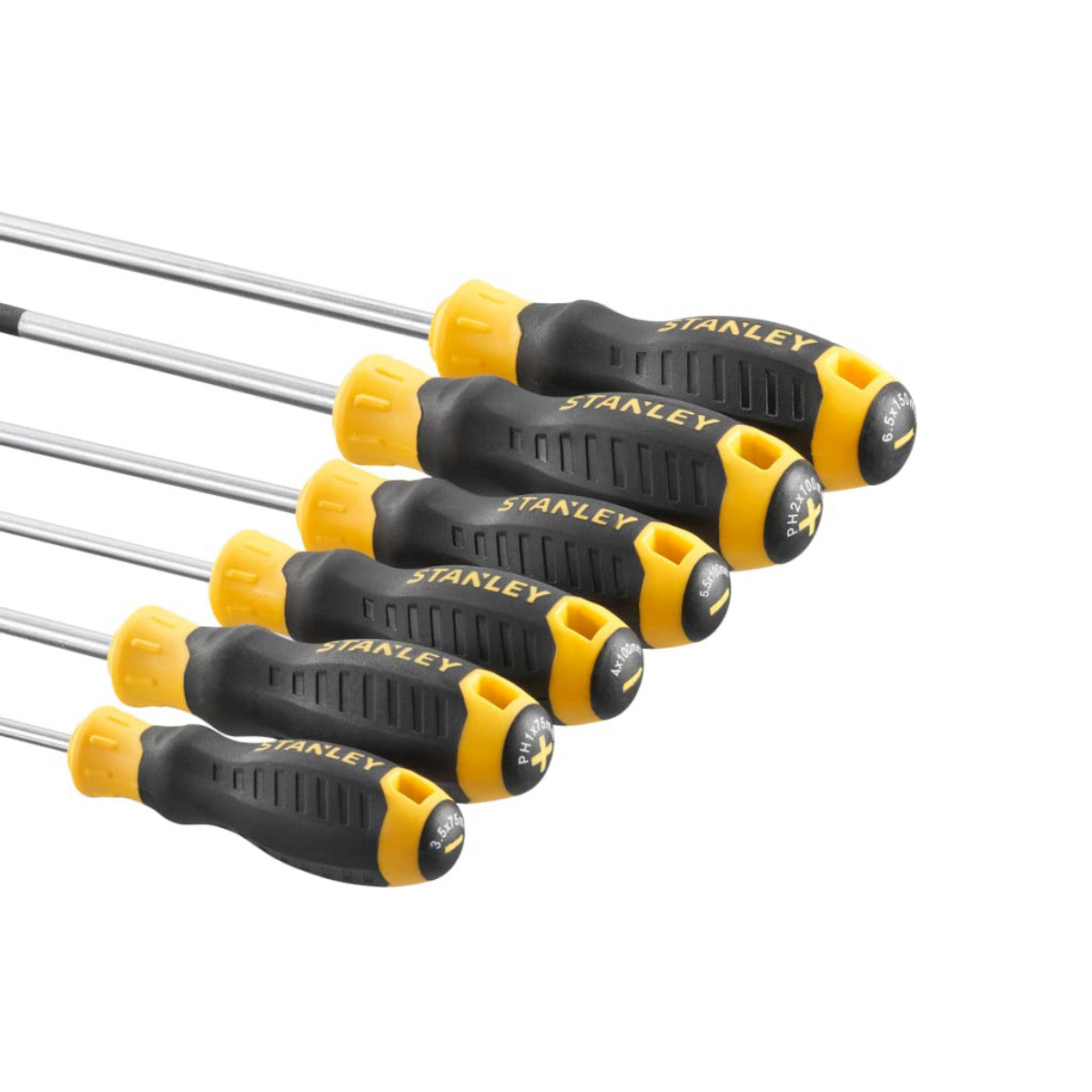 STANLEY Hand Tools CUSHION GRIP Screwdriver Set, 6 Piece STA016165