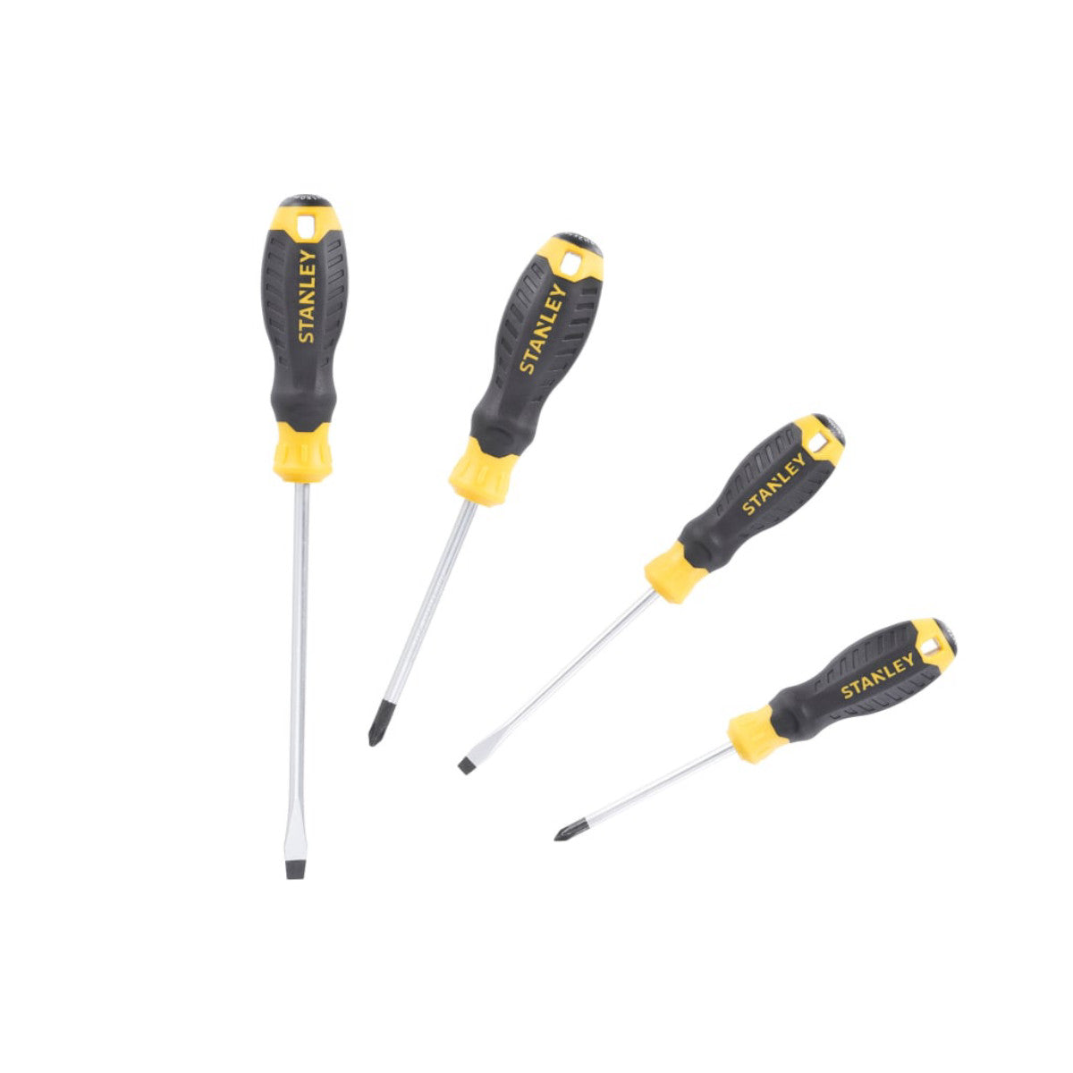 STANLEY Hand Tools CUSHION GRIP Screwdriver Set, 4 Piece STA016169S