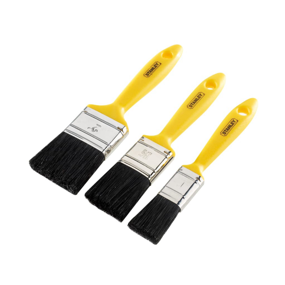 STANLEY Hand Tools Hobby Paint Brush Set of 3 25 38 & 50mm STA029591