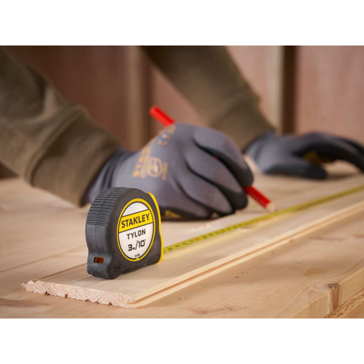STANLEY Hand Tools Tylon Pocket Tape 3m/10ft (Width 13mm) Carded STA030686N