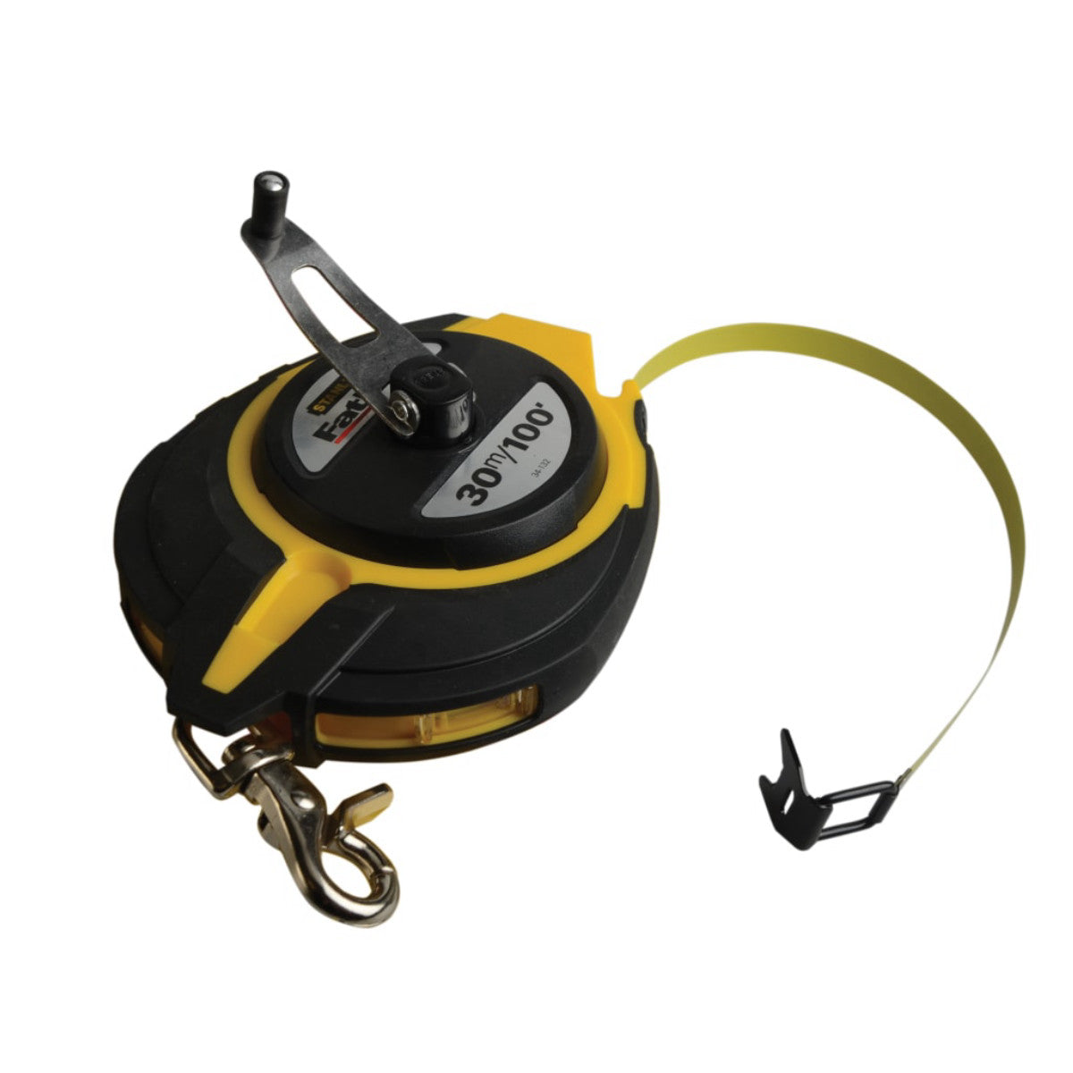 STANLEY Hand Tools FatMax Closed Case Steel Long Tape 30m/100ft (Width 10mm) STA034132