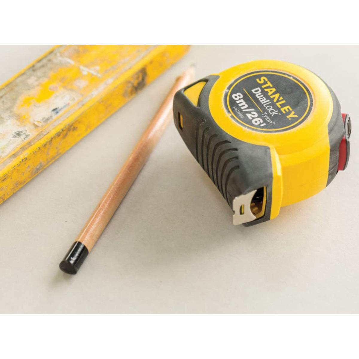 STANLEY Hand Tools DualLock Tylon Pocket Tape 8m/26ft (Width 25mm) STA036807