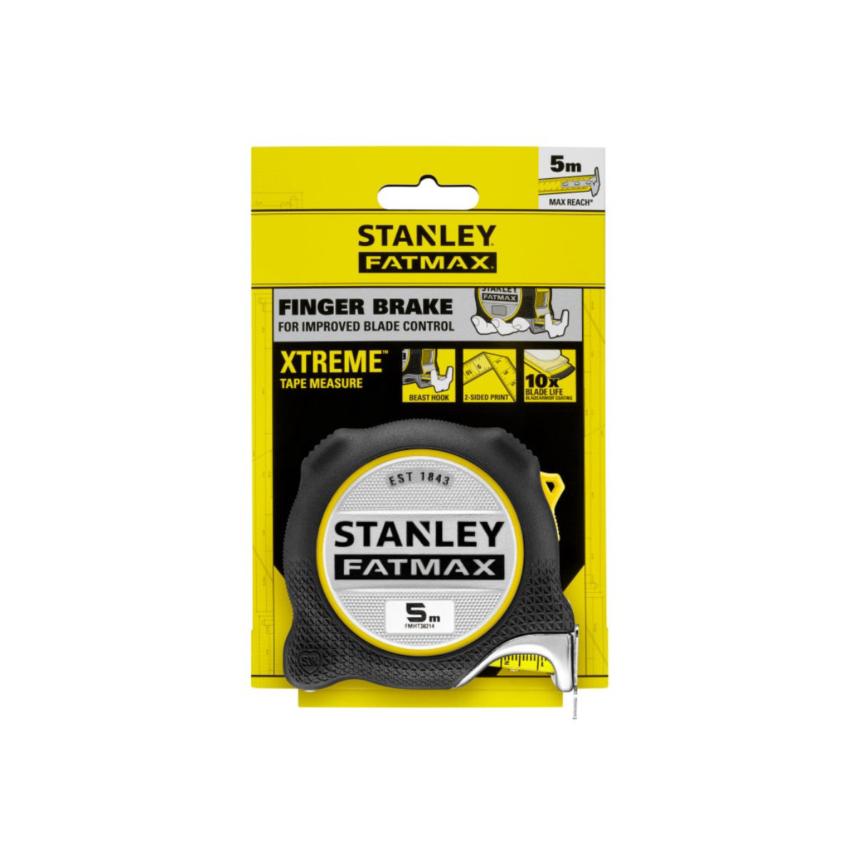 STANLEY Hand Tools FATMAX XTREME Tape Measure 5m (Width 32mm) (Metric only) STA038214